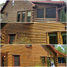 Log Cabin Roof Wash in Carollton, VA 0